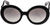 Prada SPR 27N 1AB3M1 Sunglasses Black / Gray Gradient Lens