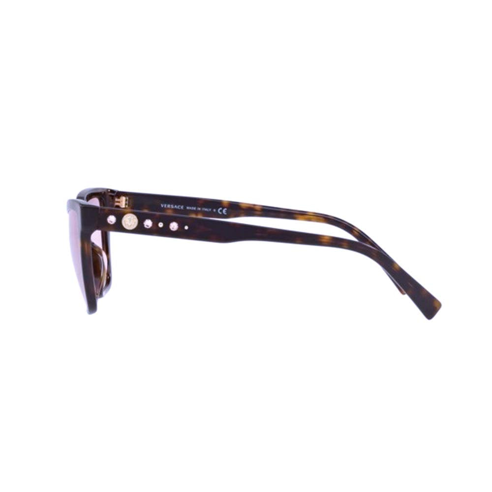 Versace Sunglasses VE4354B 1085 55mm Dark Havana / Pink Lens