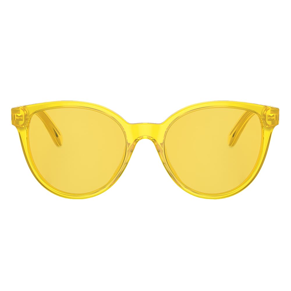 Versace KIDS Sunglasses VK4427U 5374C9 Transparent Fluo Yellow/Yellow Mirror Red