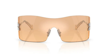 Miu Miu MU B53S 1BC80Y Sunglasses Silver / Orange Silver Gradient Mirror Lens
