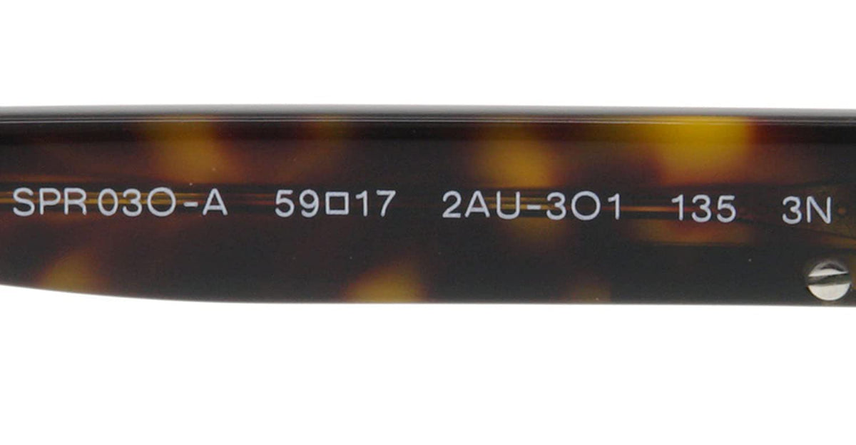 Prada Sunglasses PR03OA 2AU3O1 59mm Havana / Green Lens