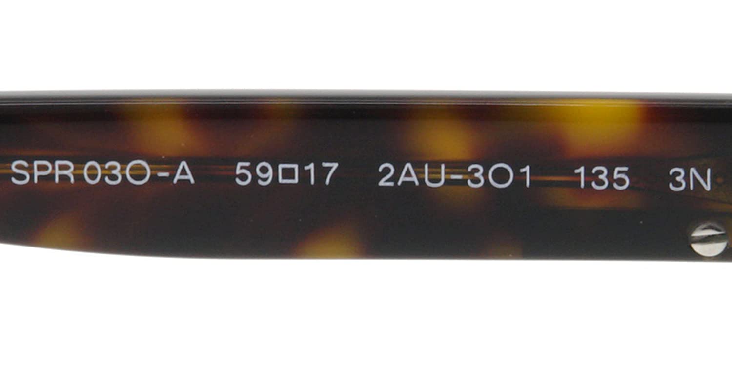 Prada Sunglasses PR03OA 2AU3O1 59mm Havana / Green Lens