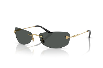 Versace Sunglasses VE2279 100287 60mm Gold / Dark Grey Lens