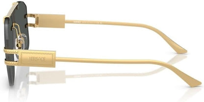 Versace Sunglasses VE2275 100287 60mm Gold / Dark Grey Lens