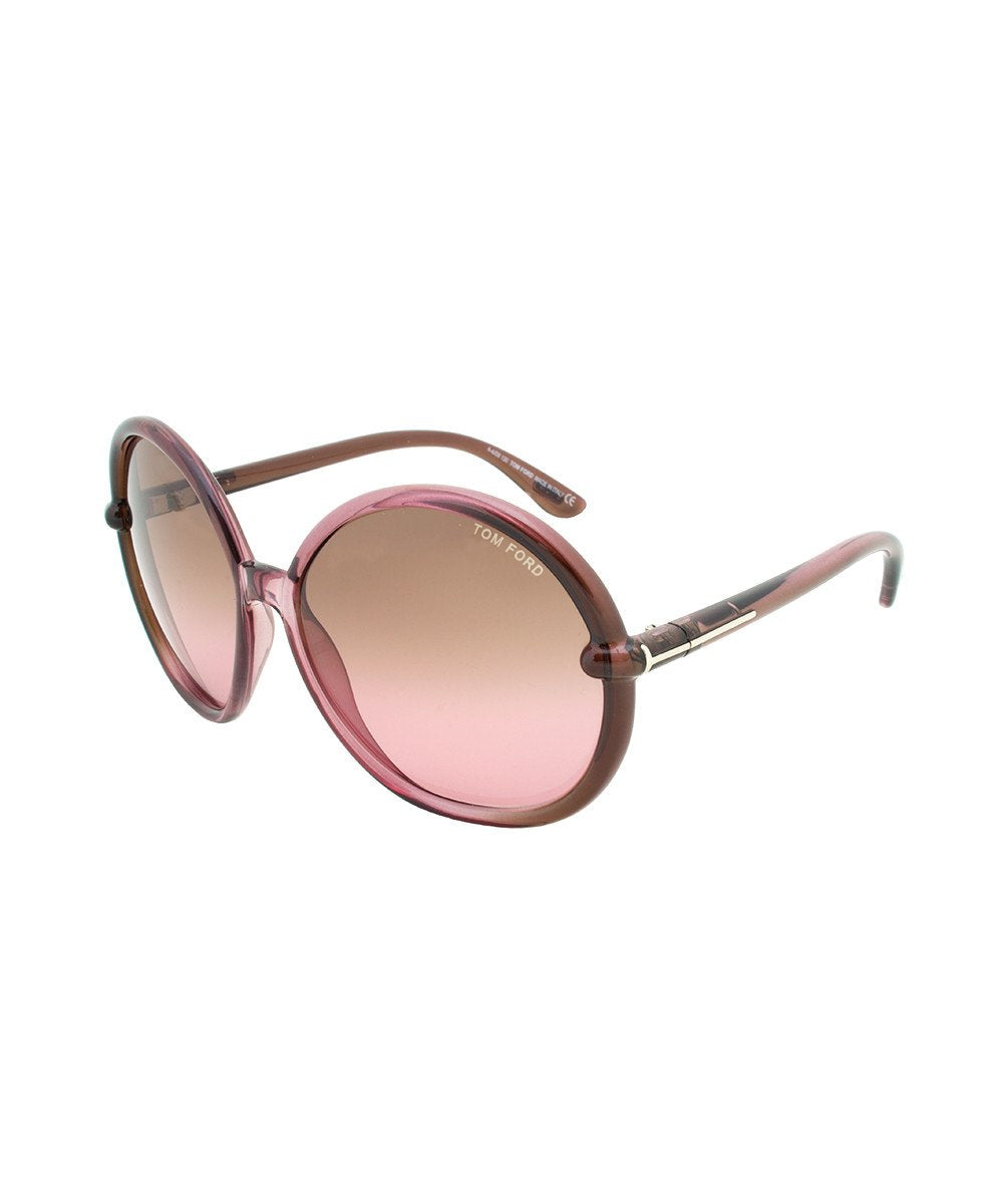 Tom Ford Caithlyn Sunglasses TF167 95P 59mm Purple / Gradient Lens (VINTAGE)