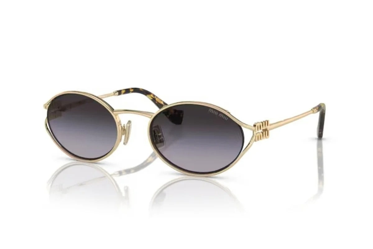 Miu Miu Sunglasses MU 52YS ZVN5D1 54mm Pale Gold / Grey Gradient Lens