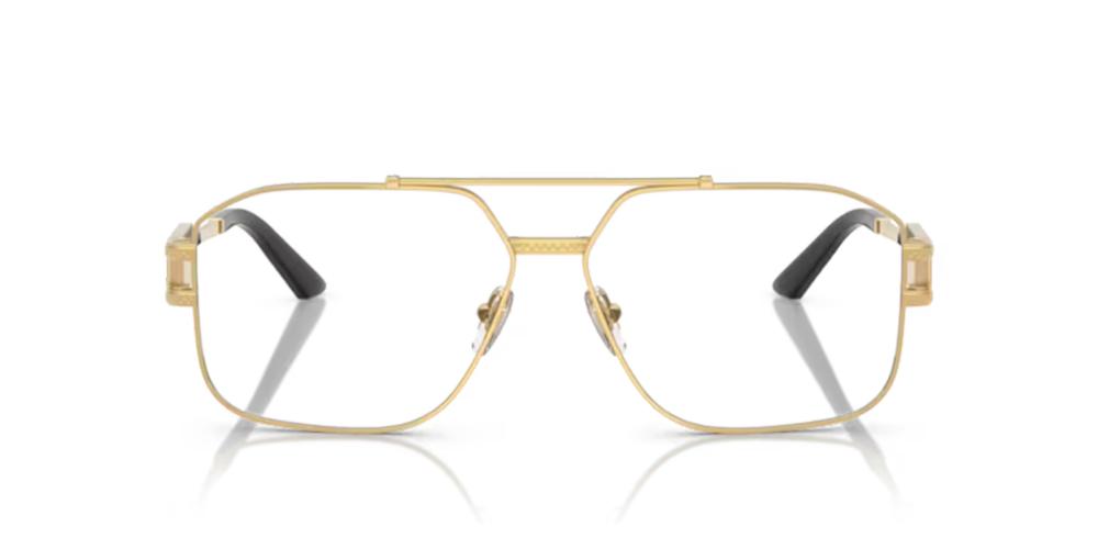Versace Eyeglasses VE1302 1002 57mm Gold / Demo Lens