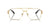 Versace Eyeglasses VE1302 1002 57mm Gold / Demo Lens