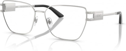 Versace VE1301 1000 Eyeglasses 55mm Silver / Demo Lens