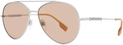 Burberry Sunglasses BE3147 13344M4 58mm Silver / Photochromic Brown Lens