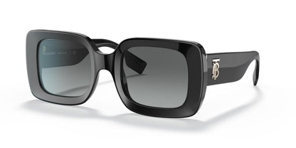 Burberry Delilah Sunglasses BE4327 300111 51mm Black / Grey Gradient Lens