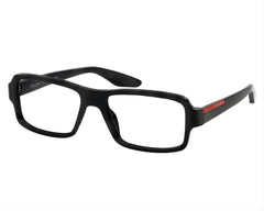 Prada Sport PS01GVF 1AB1O1 Eyeglasses 53mm Black / Demo Lens