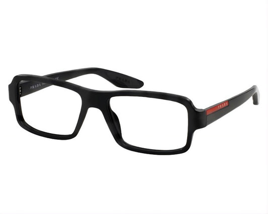 Prada Sport PS01GVF 1AB1O1 Eyeglasses 53mm Black / Demo Lens