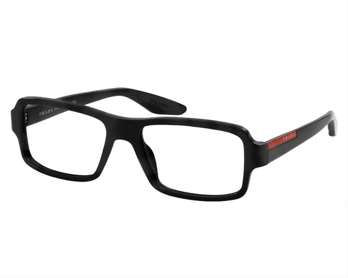 Prada Sport PS01GVF 1AB1O1 Eyeglasses 53mm Black / Demo Lens