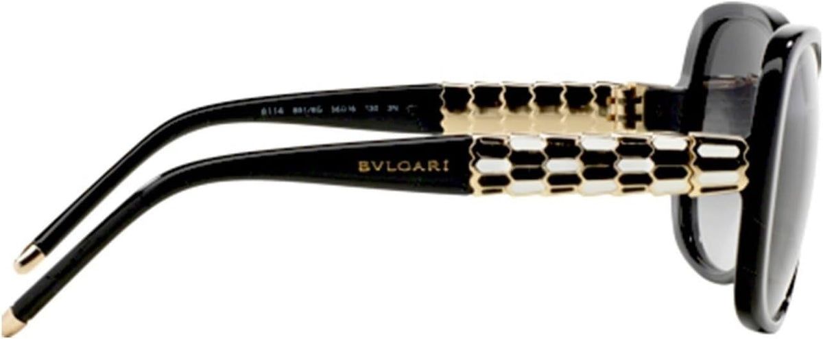 Bvlgari BV8114 891/8G Sunglasses 56mm Black / Grey Gradient Lens