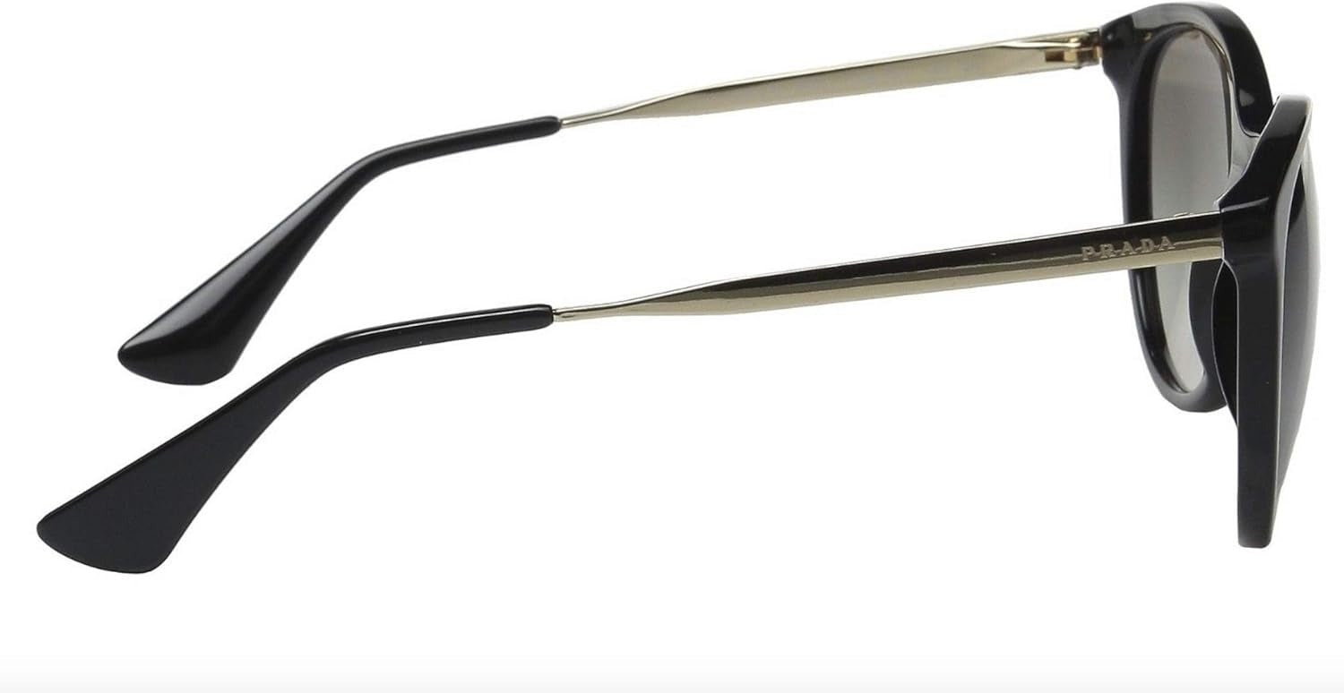 Prada PR17SS 1AB0A7 Sunglasses 53mm Black / Grey Gradient Lens