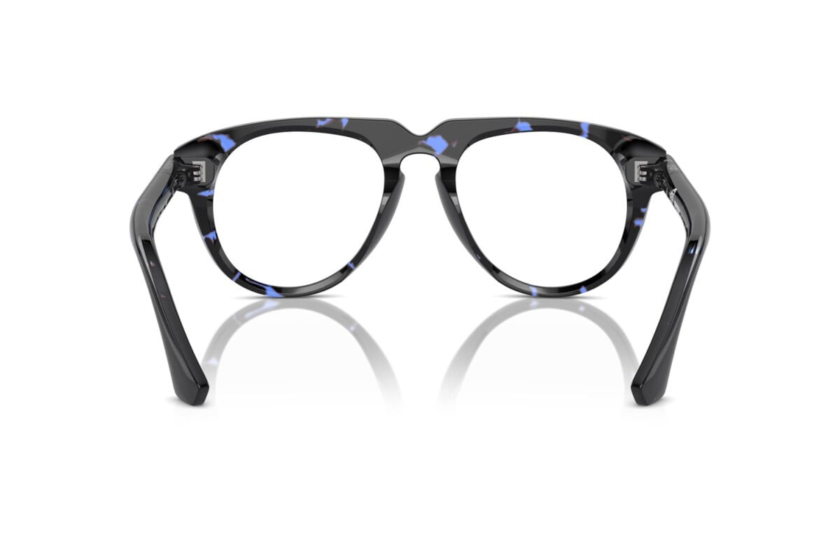 Burberry BE2408U 4111 Aviator Eyeglasses 53mm Blue Havana / Demo Lens