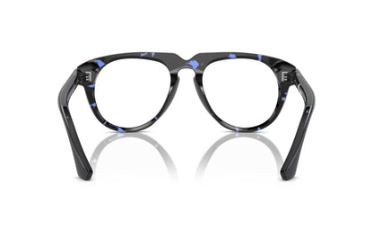 Burberry BE2408U 4111 Aviator Eyeglasses 53mm Blue Havana / Demo Lens