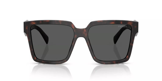 Prada Sunglasses PR24ZS 17N40L 56mm Root Tortoise / Dark Grey Lens