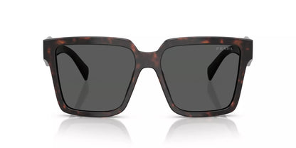 Prada Sunglasses PR24ZS 17N40L 56mm Root Tortoise / Dark Grey Lens