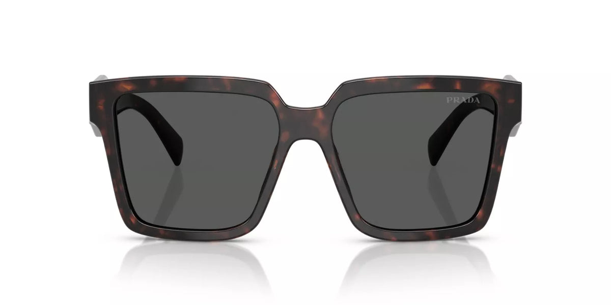 Prada Sunglasses PR24ZS 17N40L 56mm Root Tortoise / Dark Grey Lens