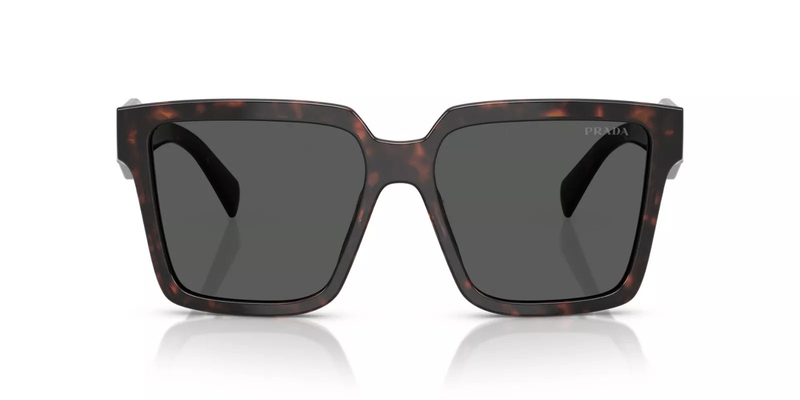 Prada Sunglasses PR24ZS 17N40L 56mm Root Tortoise / Dark Grey Lens