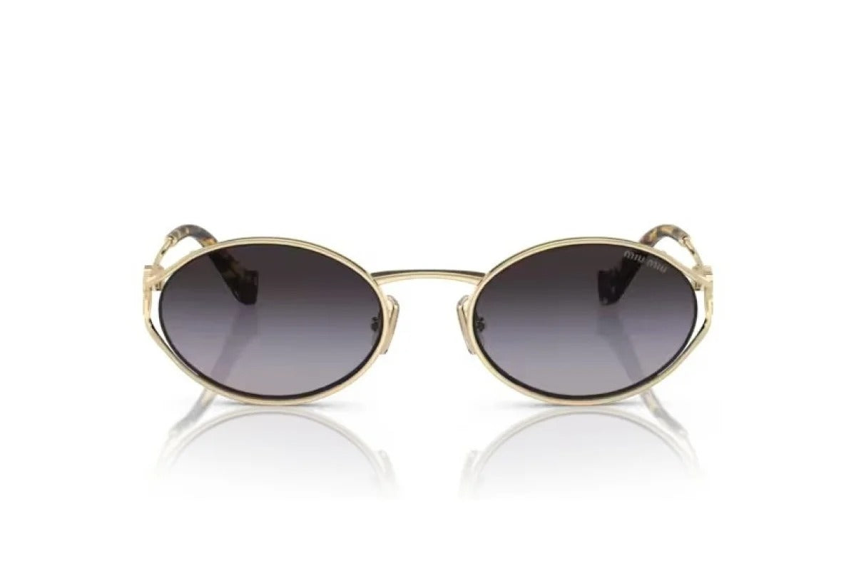 Miu Miu Sunglasses MU 52YS ZVN5D1 54mm Pale Gold / Grey Gradient Lens