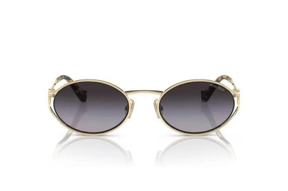 Miu Miu Sunglasses MU 52YS ZVN5D1 54mm Pale Gold / Grey Gradient Lens