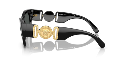 Versace Sunglasses VE4479U GB187 52mm Black / Dark Grey Lens