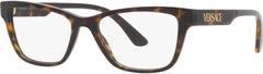Versace Eyeglasses VE3316 108 53mm Havana / Demo Lens