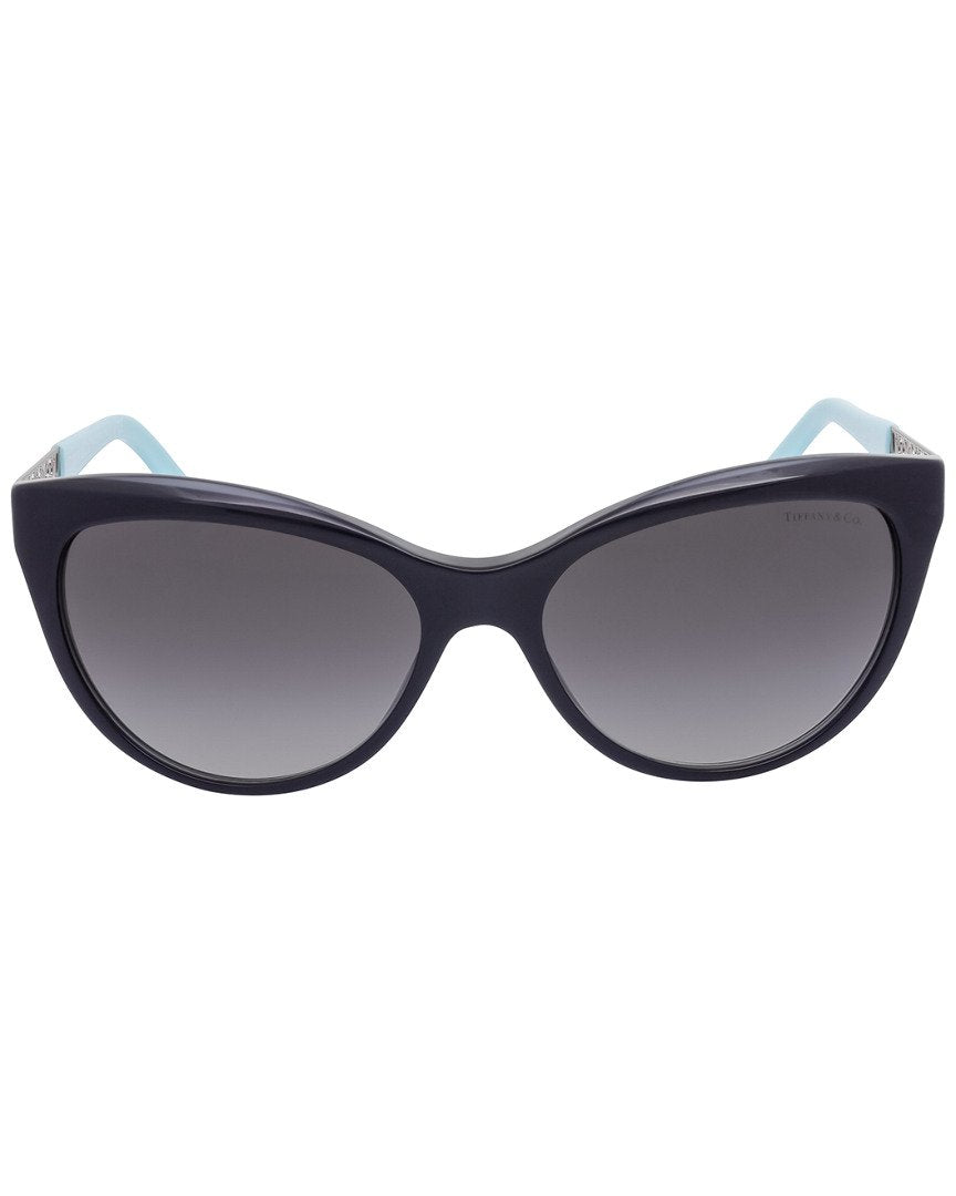 Tiffany &amp; Co Sunglasses TF4119 81913C 56mm Dark Blue / Dark Grey Lens