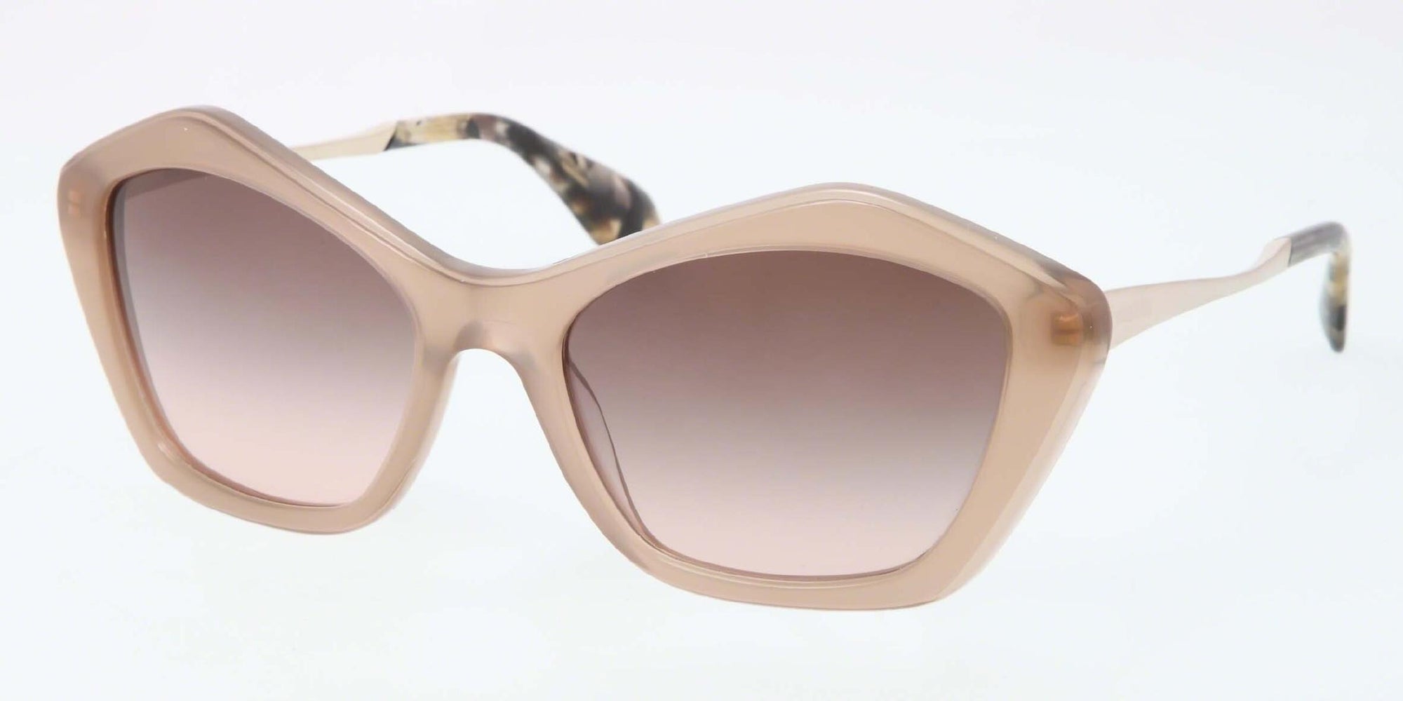 Miu Miu Sunglasses MU02OS MAR1E2 57mm Opal Mink / Pink Gradient Lens