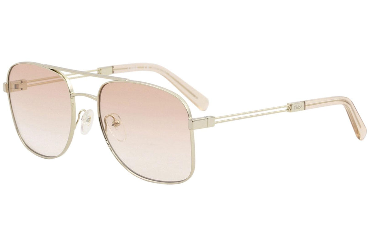 Chloe Sunglasses CE2133S 788 55mm Rose Gold / Pink Gradient Lens