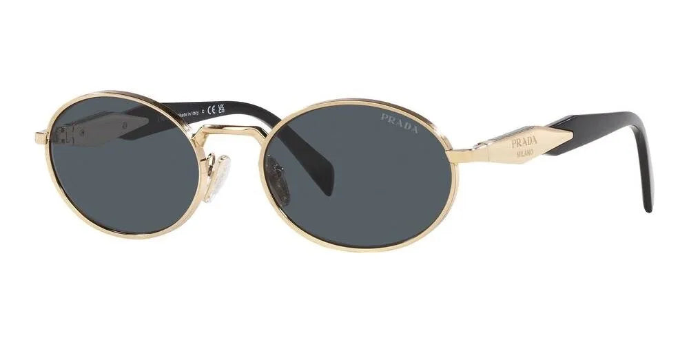 Prada Sunglasses PR65ZS ZVN09T 55mm Pale Gold / Dark Grey Lens
