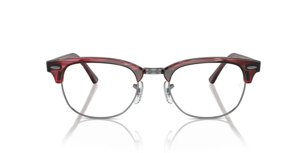 Ray-Ban RX5154 8376 Eyeglasses 51mm Striped Red / Clear Demo Lens
