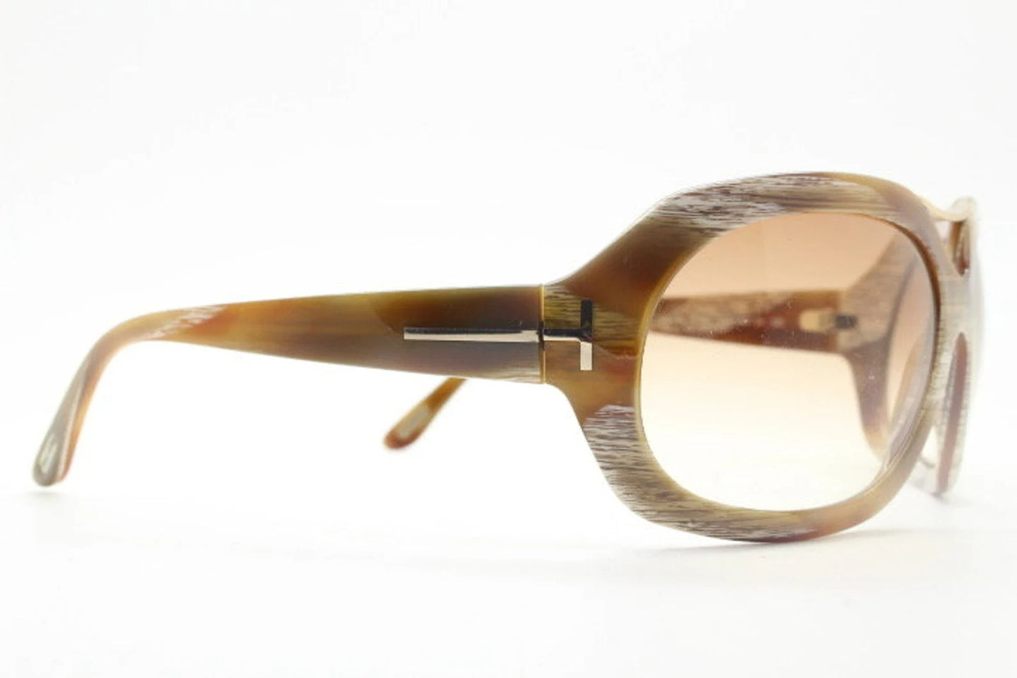 Tom Ford Camilla Sunglasses TF24 Q41 62mm Brown Horn / Light Brown Gradient Lens