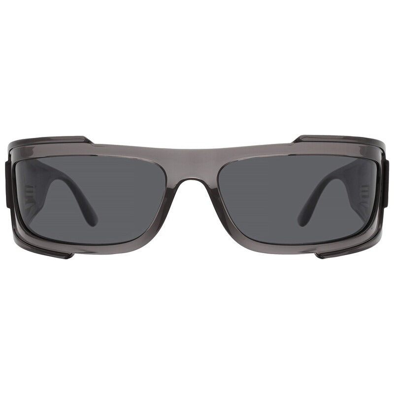 Versace VE4446 59387 Sunglasses 67mm Transparent Grey / Dark Grey Lens