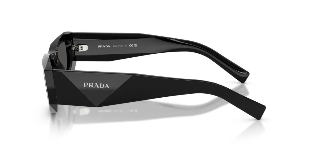 Prada PR B19S 16K08Z Sunglasses 52mm Black / Dark Grey Lens