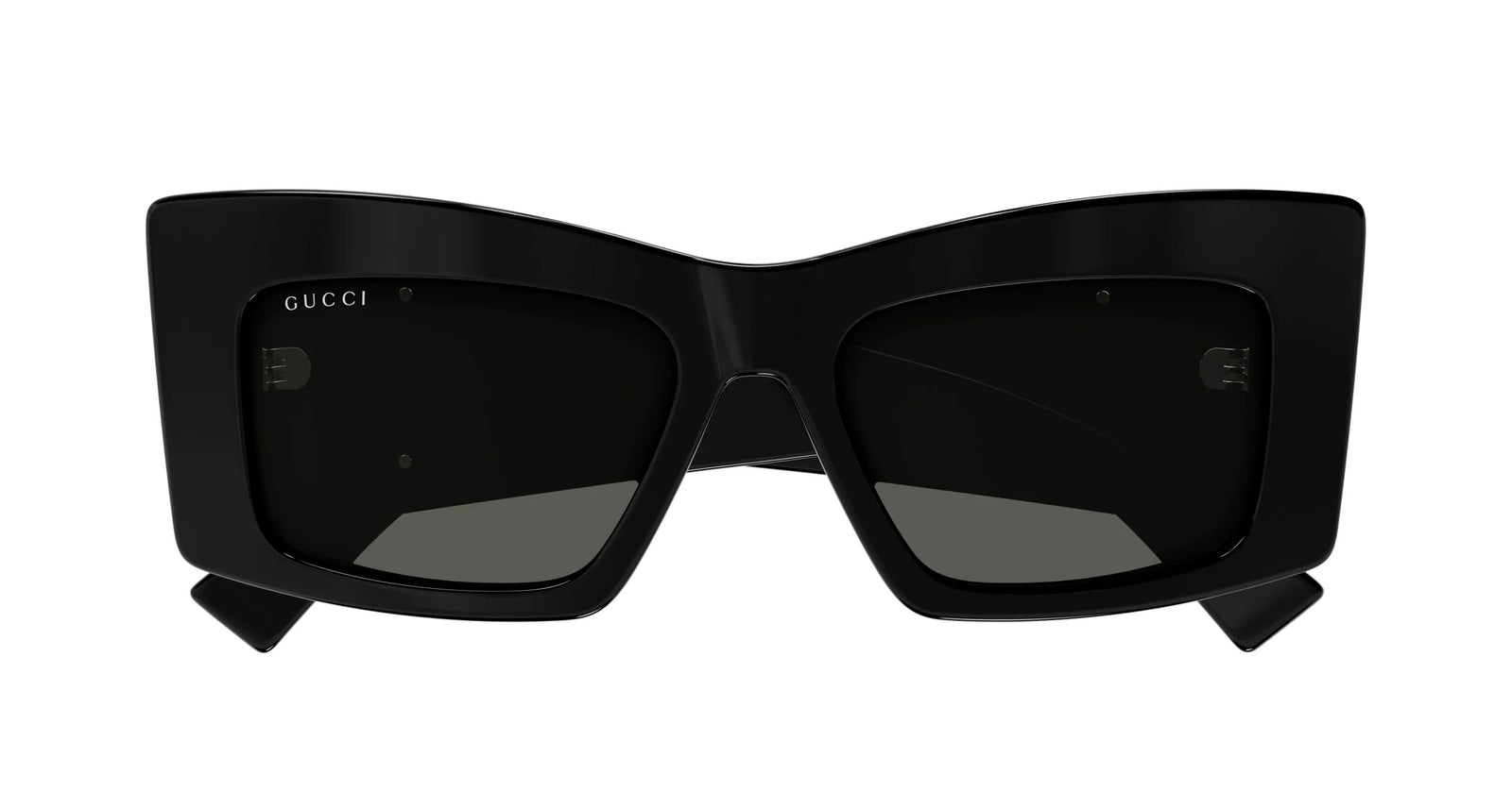 Gucci Sunglasses GG1842S 001 53mm Shiny Black / Grey Lens