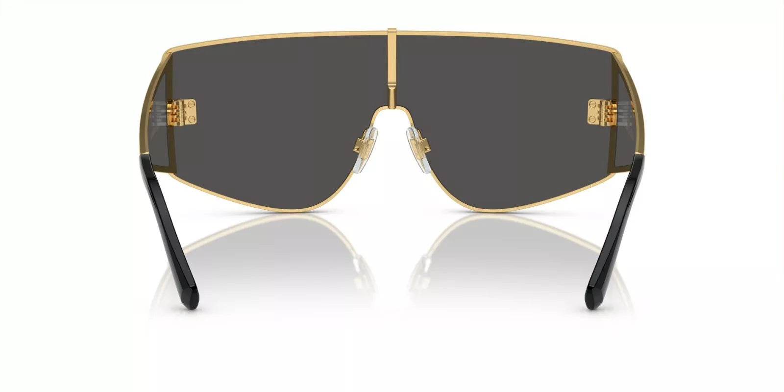 Dolce & Gabbana Sunglasses DG2305 02-87 44mm Gold / Dark Grey Lens