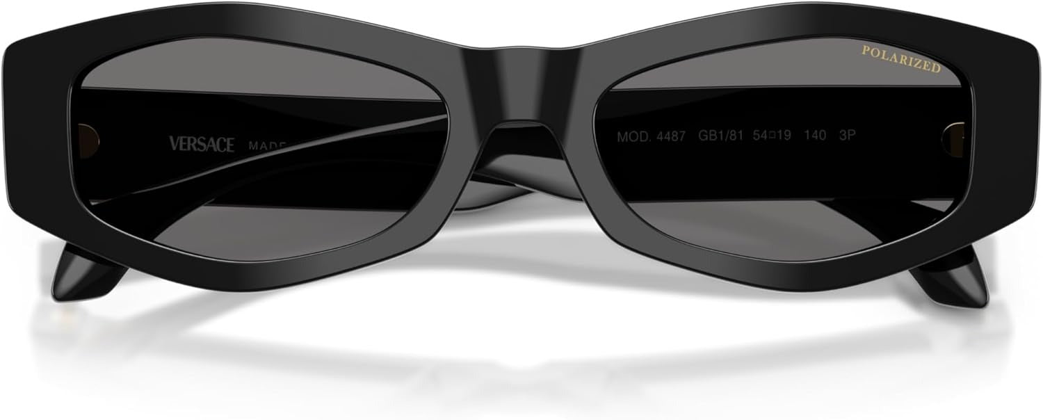 Versace Sunglasses VE4487 GB1/81 54mm Black / Dark Grey Polarized Lens