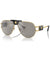 Versace Sunglasses VE2252 10026G 63mm Gold / Light Grey Mirror Silver Lens