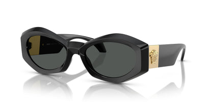 Versace Sunglasses VE4466U GB187 54mm Black / Dark Grey Lens