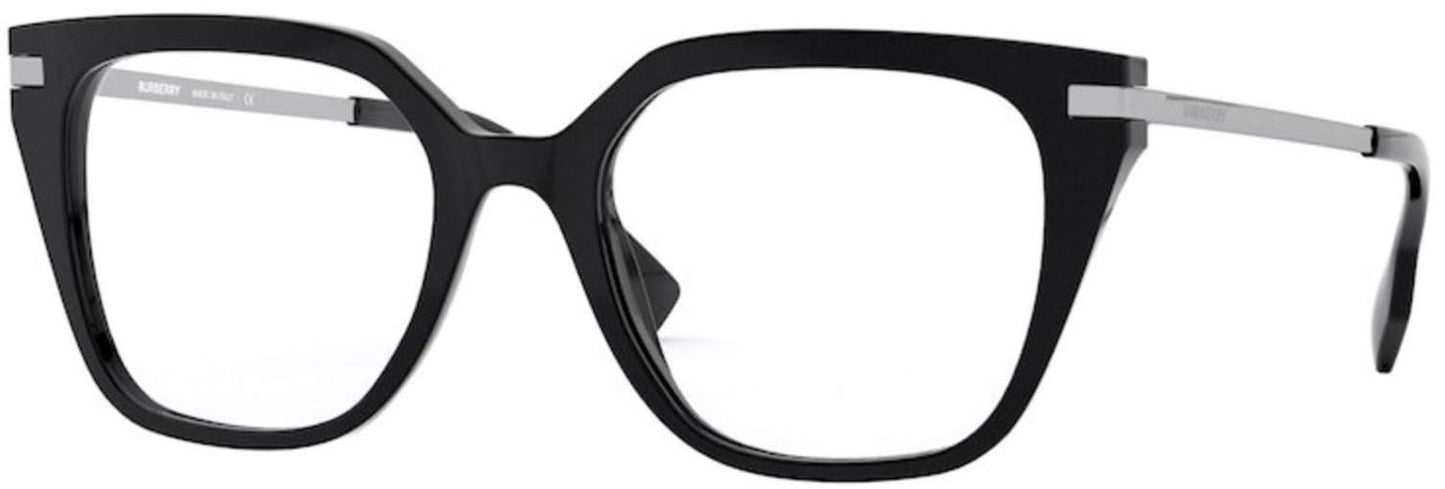 Burberry BE2310F 3001 Eyeglasses 52mm Black / Demo Lens