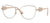 Versace Eyeglasses VE1284 1490 53mm Light Gold / Demo Lens