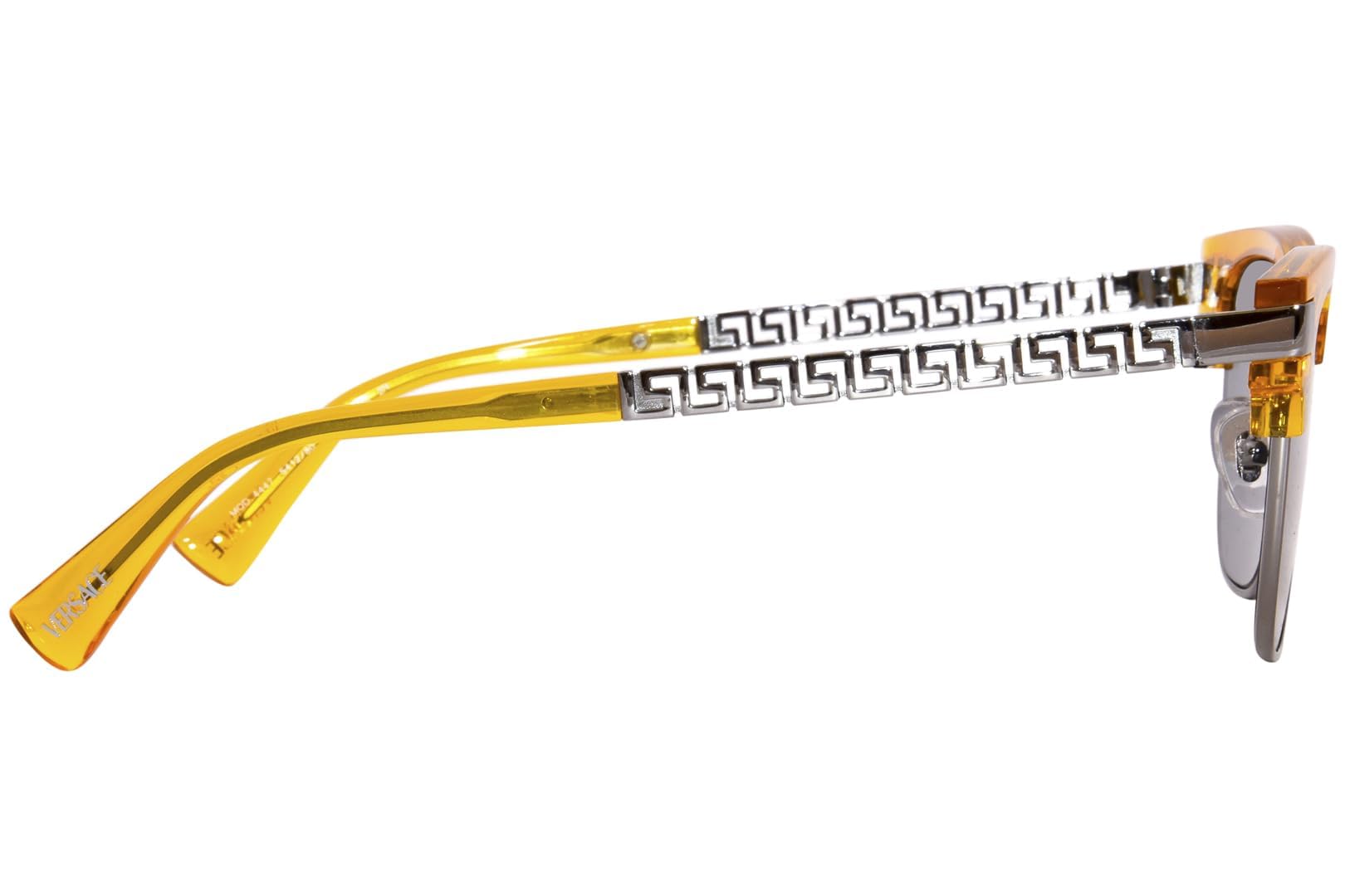 Versace Sunglasses VE4447 541280 55mm Transparent Yellow / Dark Blue Lens