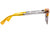 Versace Sunglasses VE4447 541280 55mm Transparent Yellow / Dark Blue Lens