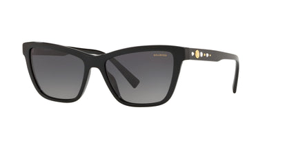 Versace Sunglasses VE4354B GB1T3 Black / Grey Gradient Dark Grey Polarized Lens
