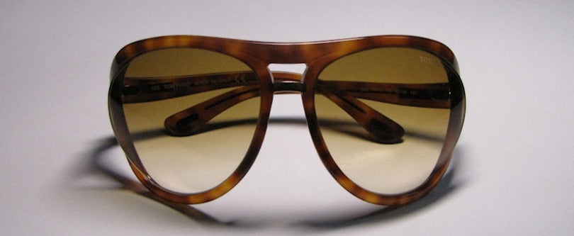 Tom Ford Milo Sunglasses TF73 116 62mm Havana / Brown Gradient Lens