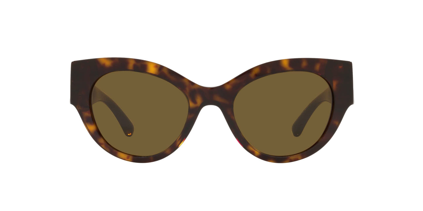 Versace Sunglasses VE4408 10873 52mm Havana / Dark Brown Lens
